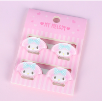 韓國Sanrio小髮夾4隻-My Melody